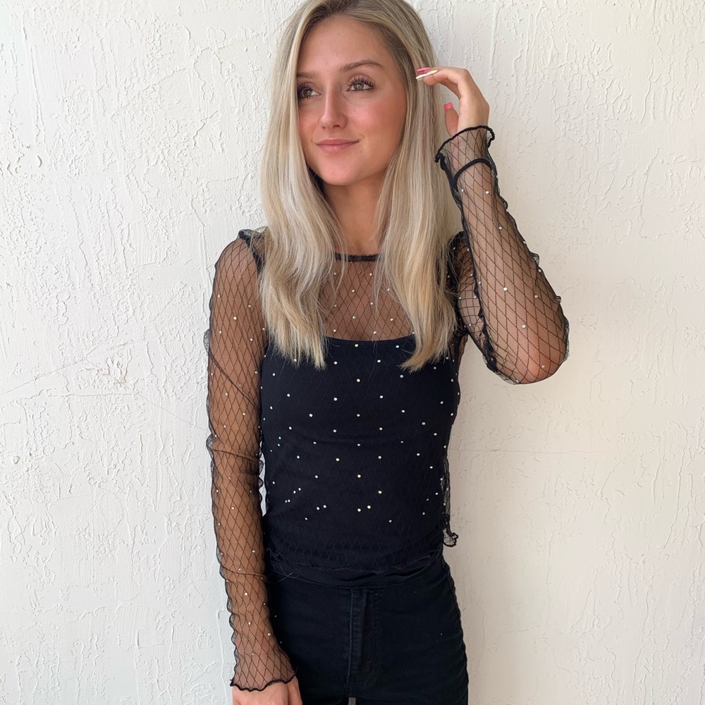 Forever 21 see through top size S